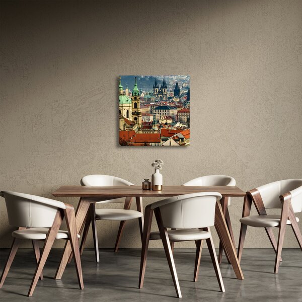 Obraz - Panorama Prahy (30x30 cm)