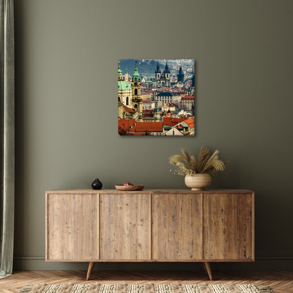 Obraz - Panorama Prahy (30x30 cm)