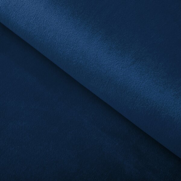Biante Sametový oválný ubrus Velvet Premium SVP-029 Námořnická modrá 50x100 cm