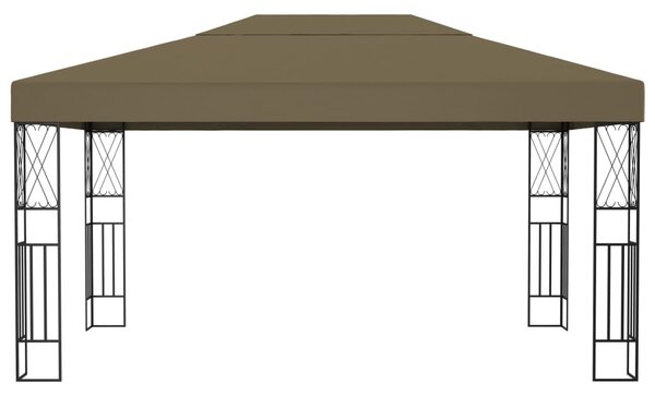 Altán 3 x 4 m taupe textil