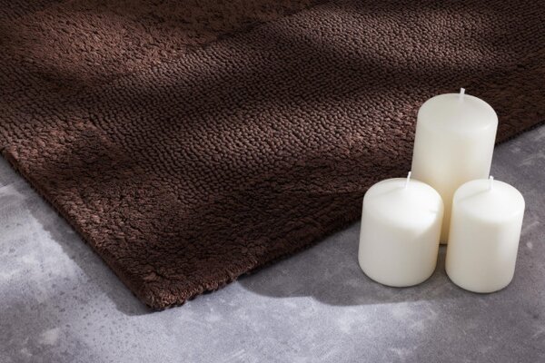 Koupelnový kobereček Javo Cotton hnědý