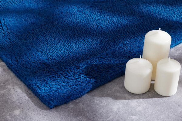 Koupelnový kobereček Javo Cotton tmavě tyrkysový