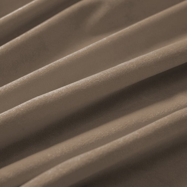 Biante Sametový závěs Velvet Premium SVP-034 Kávově hnědý - šířka 135 cm 135x140 cm