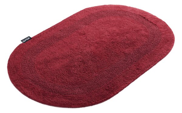 Koupelnový kobereček Javo Cotton bordó ovál