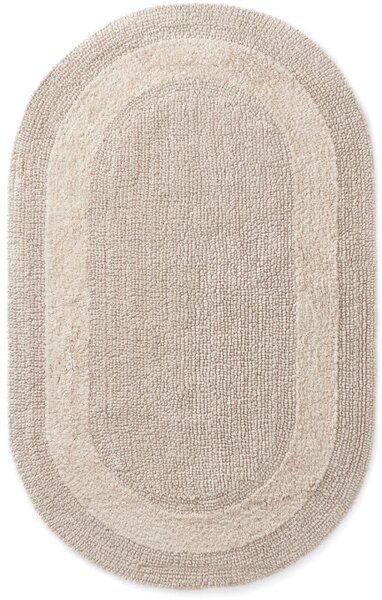 Koupelnový kobereček Javo Cotton béžový ovál