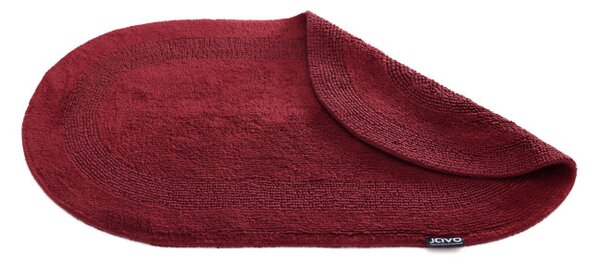 Koupelnový kobereček Javo Cotton bordó ovál