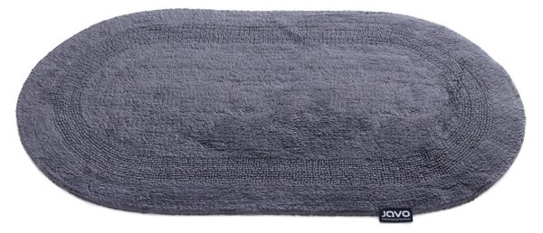 Koupelnový kobereček Javo Cotton antracitová ovál