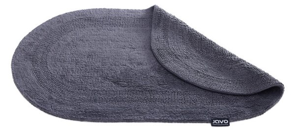 Koupelnový kobereček Javo Cotton antracitová ovál