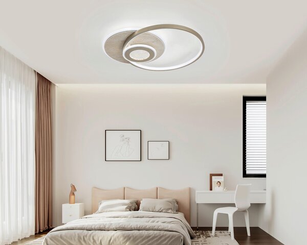 STROPNÍ LED SVÍTIDLO, 54,5/43/8 cm Novel - Stropní svítidla