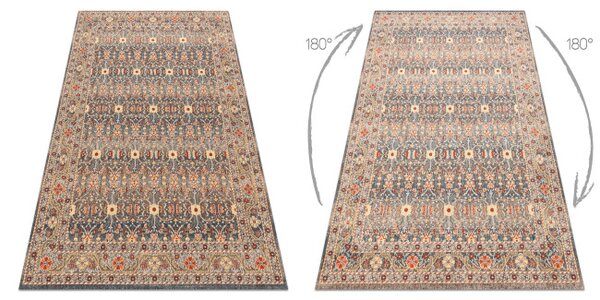 Koberec LEGEND 468 12 GB500 OSTA - Ornament / rám, exkluzivní béžová / šedá barva