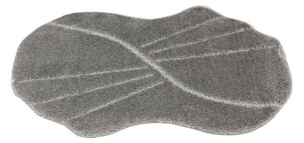 Koupelnový kobereček Shell, šedý