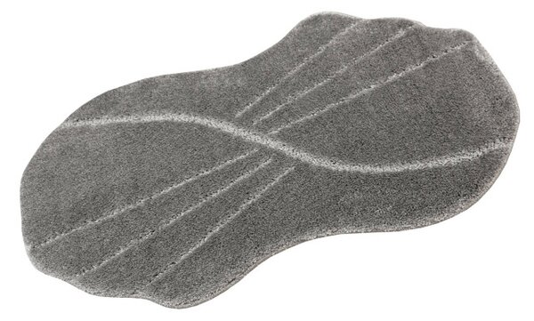 Koupelnový kobereček Shell, šedý