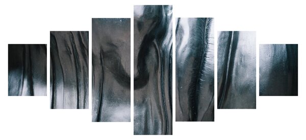 Obraz - Obličej z oceli (210x100 cm)
