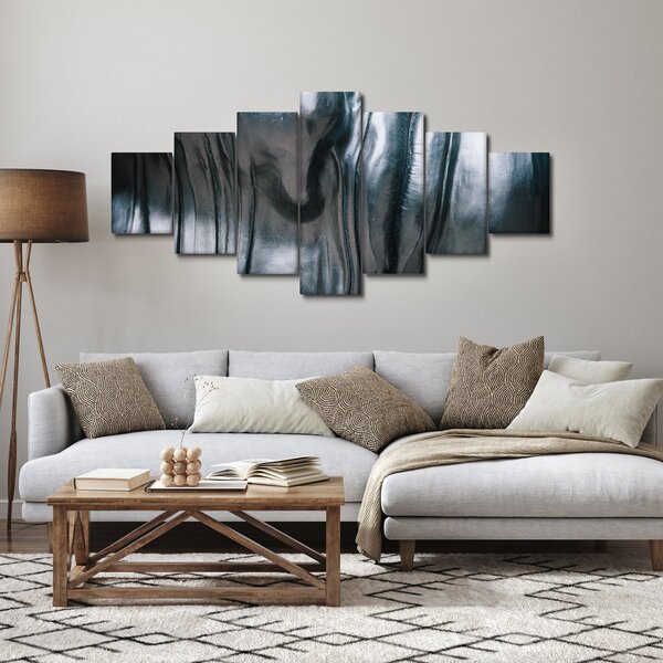 Obraz - Obličej z oceli (210x100 cm)