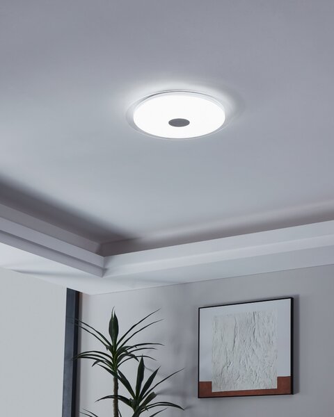 EGLO Smart stropní LED svítidlo Lanciano 1A, 3000-5000K Průměr: Ø 40 cm