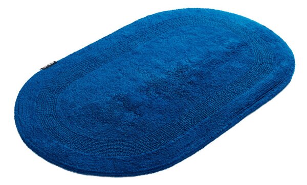 Koupelnový kobereček Javo Cotton tmavotyrkysový ovál