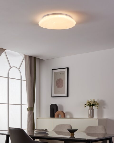 EGLO Smart stropní LED svítidlo Sileras-Z, 2700-6500K Průměr: Ø 43 cm
