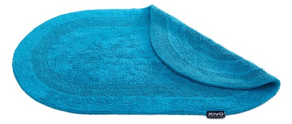 Koupelnový kobereček Javo Cotton světle tyrkysový ovál