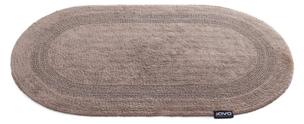 Koupelnový kobereček Javo Cotton sepia ovál