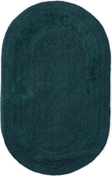 Koupelnový kobereček Javo Cotton zelený ovál