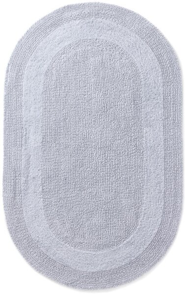 Koupelnový kobereček Javo Cotton popelový ovál