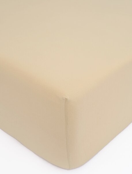 MK Lůžkoviny Jersey prostěradlo do postýlky Classic 60 x 120 cm – béžová