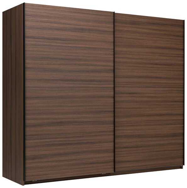 ŠATNÍ SKŘÍŇ S POSUVNÝMI DVEŘM, barvy vlašských ořechů, 250/211,5/61,5 cm P & B - Šatní skříně, Online Only