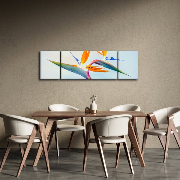 Obraz květu Strelície (170x50 cm)
