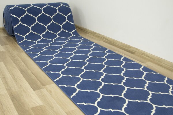 Běhoun Luna 502682/94955 modrý / bílý Šíře: 100 cm