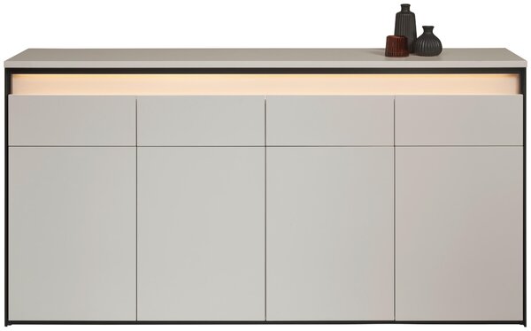 ŠIROKÁ KOMODA, černá, béžová, 174/88/38 cm Voleo - Online Only komody, Online Only