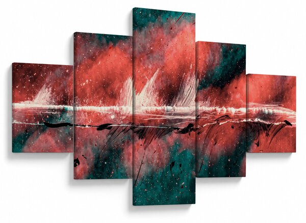Obraz - Výbuch v petroleji (125x70 cm)