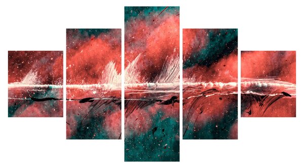 Obraz - Výbuch v petroleji (125x70 cm)