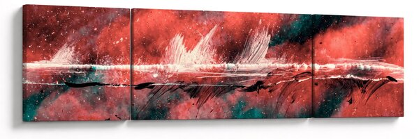 Obraz - Výbuch v petroleji (170x50 cm)