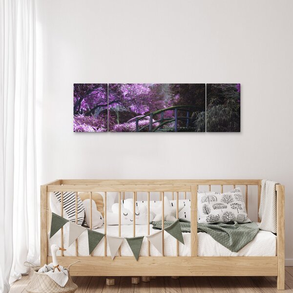 Obraz - Mystická zahrada (170x50 cm)