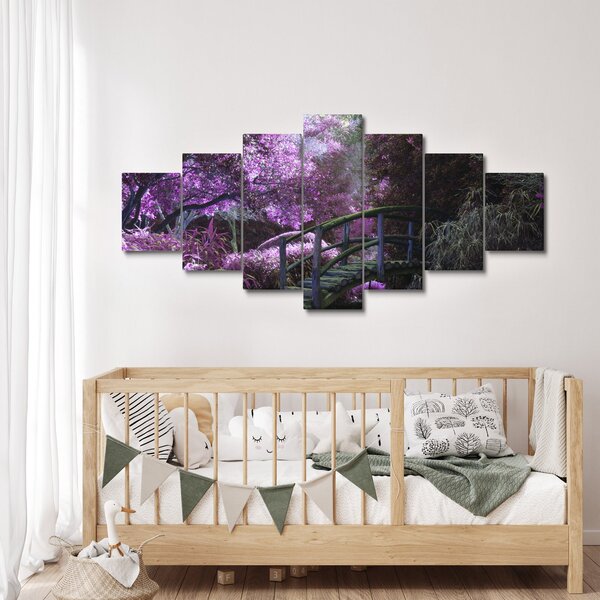 Obraz - Mystická zahrada (210x100 cm)