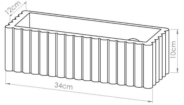 Sollux Lighting Rigata nástěnné svítidlo 1x10 W modrá SL.1889