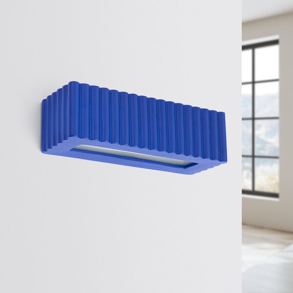 Sollux Lighting Rigata nástěnné svítidlo 1x10 W modrá SL.1889