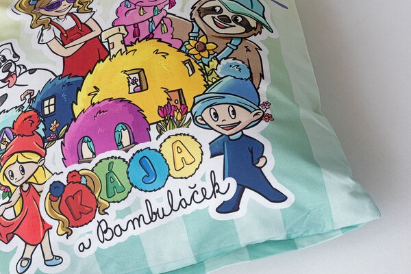 Povlečení Kája a Bambuláček Bavlna deluxe 1x 140/200, 1x 70/90