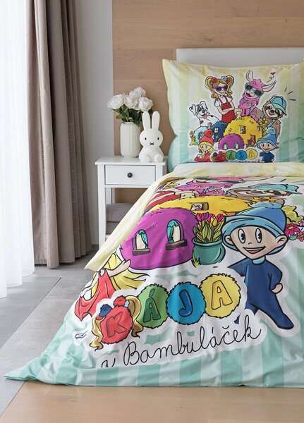 Povlečení Kája a Bambuláček Bavlna deluxe 1x 140/200, 1x 70/90