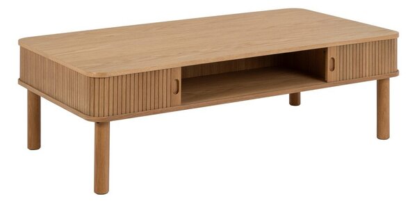 Konferenční stolek v dekoru dubu v přírodní barvě 70x130 cm Langley – Actona