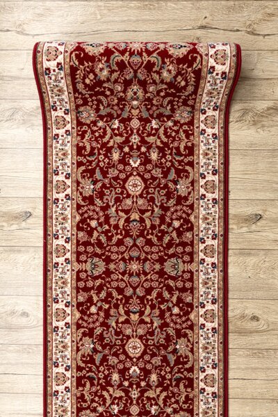 Běhoun NAIN 144 51066 Ornament / Květy, bordó / béžový