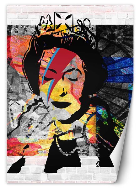 Fototapeta Banksy královna Anglie Materiál: Vliesová, Rozměry: 100 x 140 cm