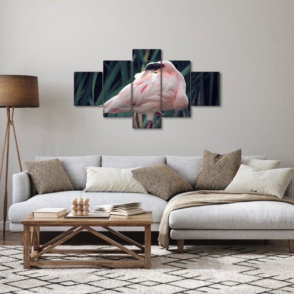 Obraz - Plameňák (125x70 cm)