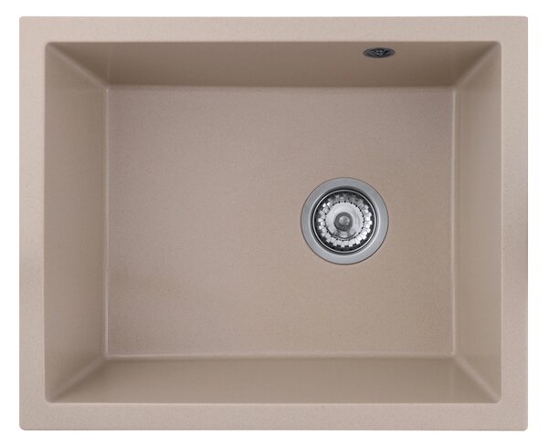 Gamma Decor 5040, 1-komorový granitový dřez 560x460x180 mm, béžová, GMA-ZLE000083
