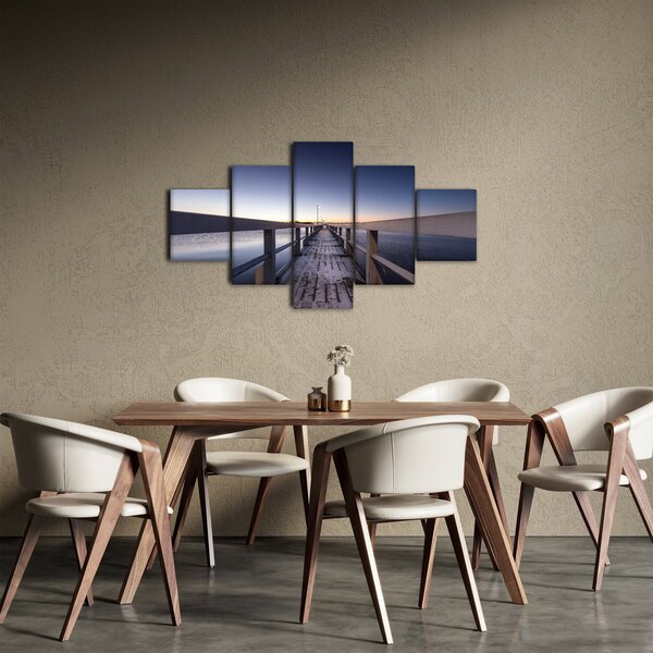 Obraz - Na mole (125x70 cm)