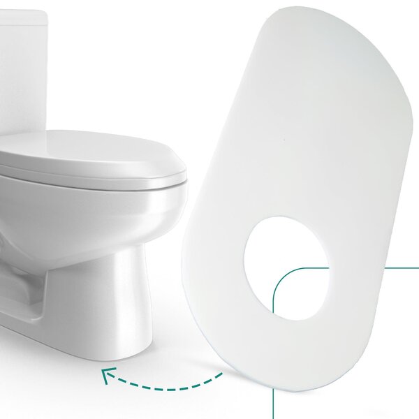Zvuková izolace pro samostatnou toaletu a bidet, pěnová podložka, 5 mm, bílá