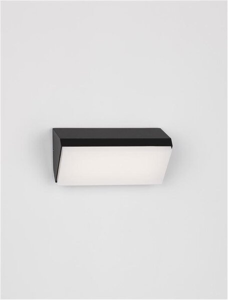NV 9492610 Venkovní nástěnné svítidlo ZENON antracitový hliník a matný akryl LED 10W 3000K 220-240V 114st. IP65 - NOVA LUCE