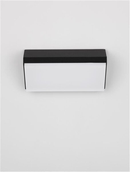NV 9492610 Venkovní nástěnné svítidlo ZENON antracitový hliník a matný akryl LED 10W 3000K 220-240V 114st. IP65 - NOVA LUCE
