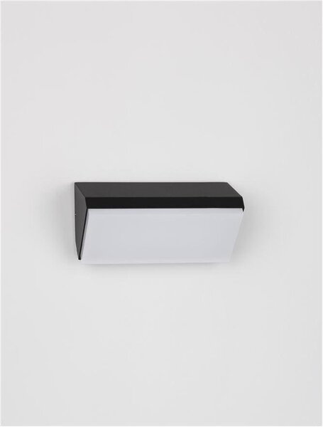 NV 9492610 Venkovní nástěnné svítidlo ZENON antracitový hliník a matný akryl LED 10W 3000K 220-240V 114st. IP65 - NOVA LUCE