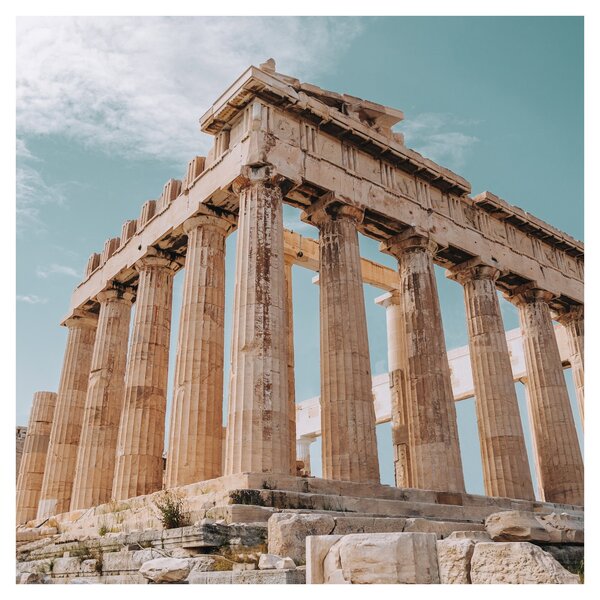 Obraz - Antický akropolis (30x30 cm)